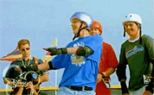 A character from the movie Brink does a dance